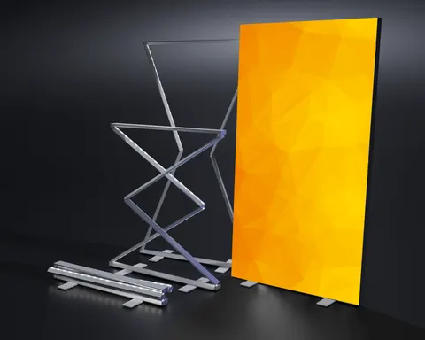 Stand reklamowy podświetlany FLEX 100 x 200 cm dwustronny z wydrukiem