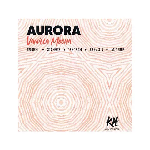 Szkicownik Aurora Vanilla Mocha - 16 x 16 cm, 120 g, 30 ark.