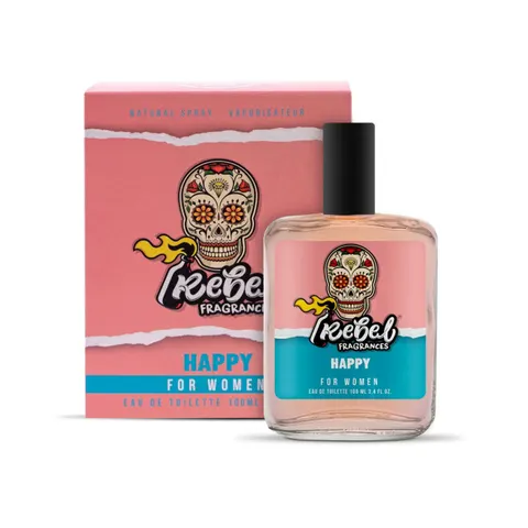 REBEL Woda toaletowa damska HAPPY, 100 ml