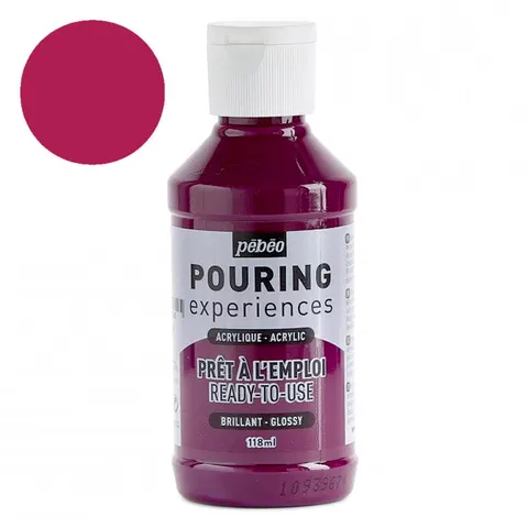 Farba do pouringu Pebeo Pouring Experiences 118 ml - 14 Dark magenta