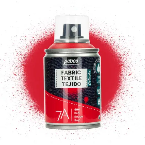 Farba do tkanin spray Pebeo Setacolor 7A 100 ml - 404 Red