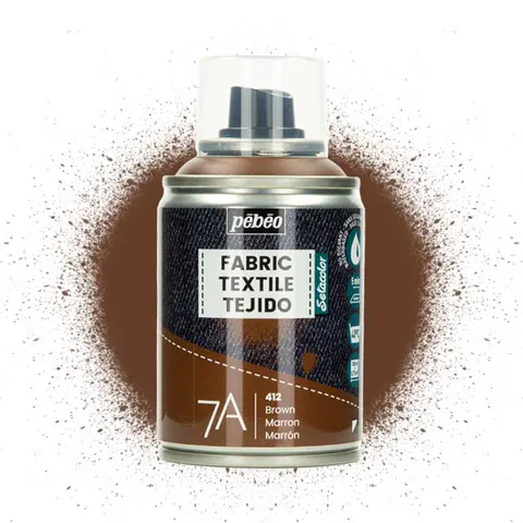 Farba do tkanin spray Pebeo Setacolor 7A 100 ml - 412 Brown