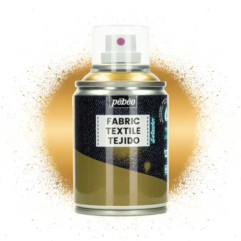 Farba do tkanin spray Pebeo Setacolor 7A 100 ml - 431 Gold