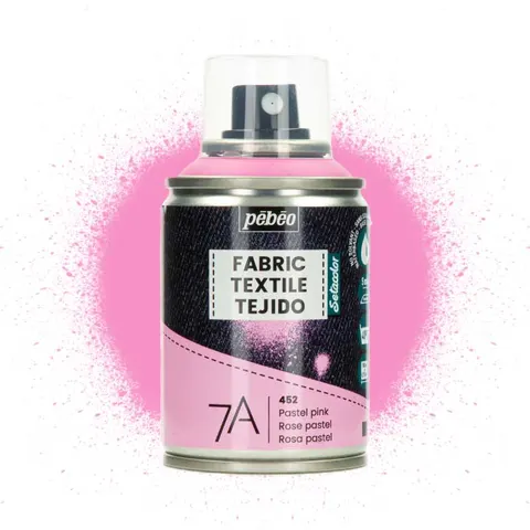 Farba do tkanin spray Pebeo Setacolor 7A 100 ml - 452 Pastel pink