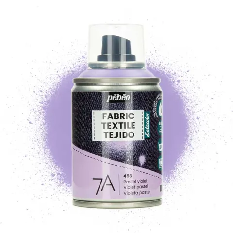 Farba do tkanin spray Pebeo Setacolor 7A 100 ml - 453 Pastel violet