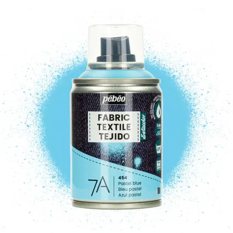 Farba do tkanin spray Pebeo Setacolor 7A 100 ml - 454 Pastel blue