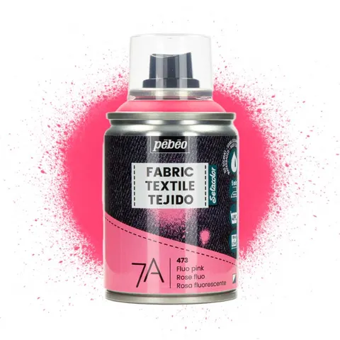 Farba do tkanin spray Pebeo Setacolor 7A 100 ml - 473 Fluo Pink