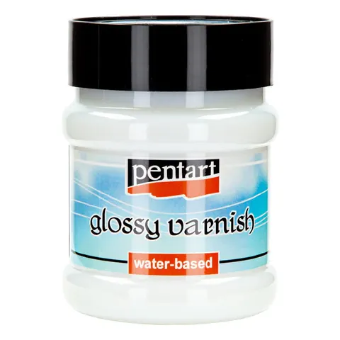Lakier werniks wodny do decoupage błyszczący Pentart Glossy Varnish 230 ml