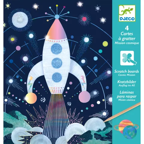 DJECO - Wydrapywanka KOSMOS
