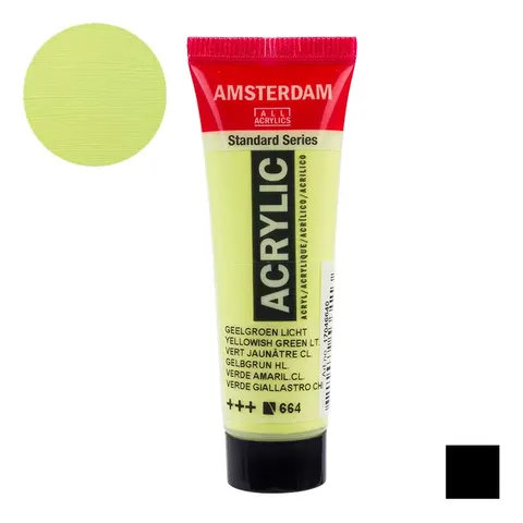 Farba akrylowa Amsterdam Acrylic 20 ml - 664 Yellowish Green Light