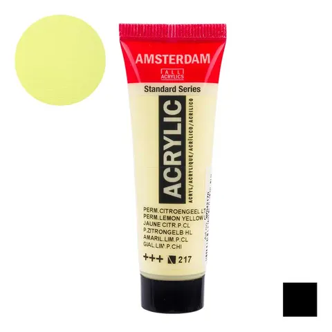 Farba akrylowa Amsterdam Acrylic 20 ml - 217 Permanent Lemon Light