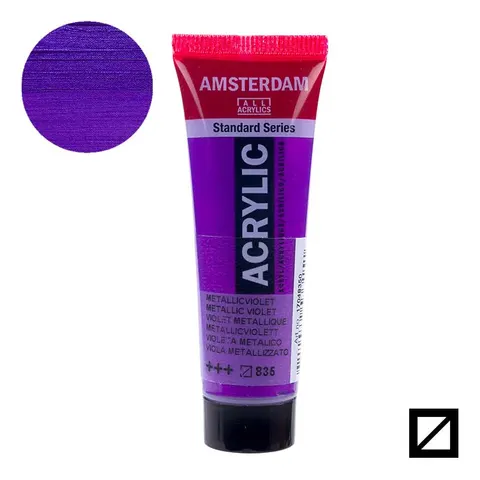 Farba akrylowa Amsterdam Acrylic 20 ml - 835 Metallic Violet