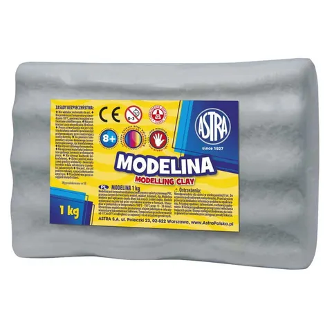 Modelina Astra 1 kg - szara