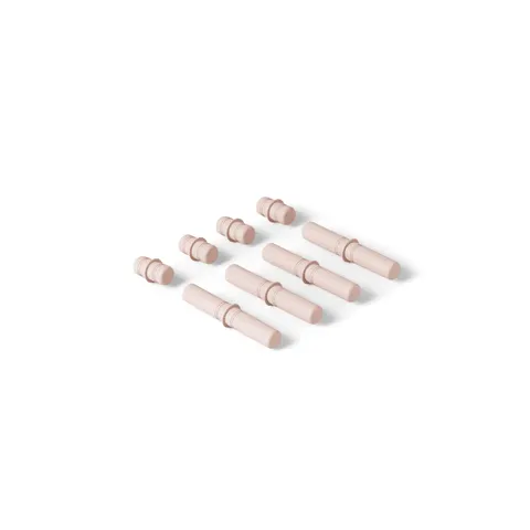 MODU - Łączniki do piankowych klocków - 8 kołków, różowy/soft rose