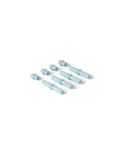 MODU - Łączniki do piankowych klocków - 8 kołków, niebieski/sky blue