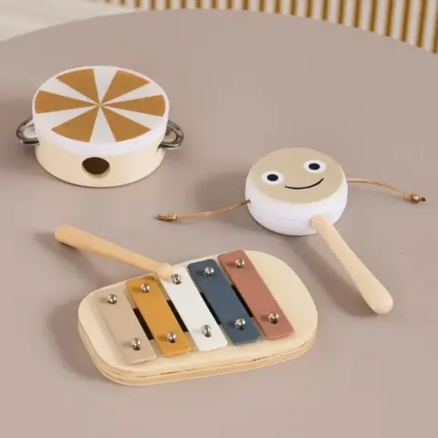 Kid's Concept - Zestaw drewnianych instrumentów dla dzieci