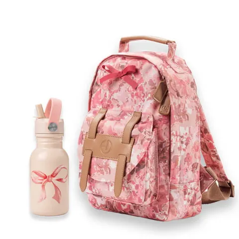 Elodie Details - Plecak BackPack MINI + Butelka na wodę - River Rose - ZESTAW