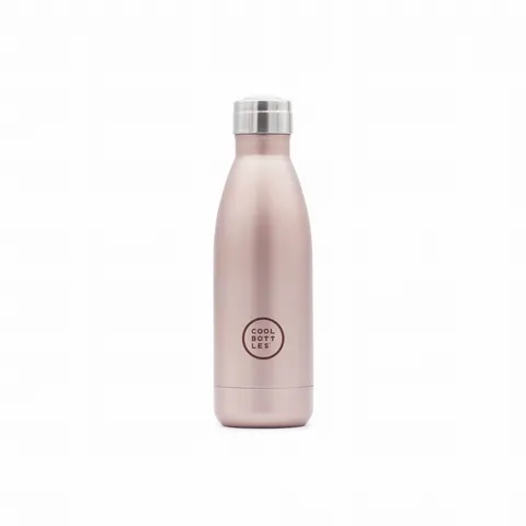COOL BOTTLES - Butelka termiczna 350 ml Triple cool Metallic Rose