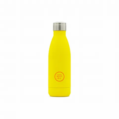 COOL BOTTLES - Butelka termiczna 350 ml Triple cool Vivid Yellow