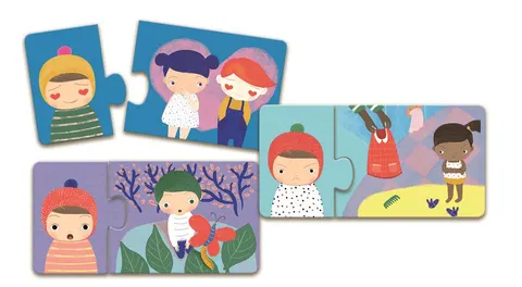 DJECO - Puzzle duo EMOCJE