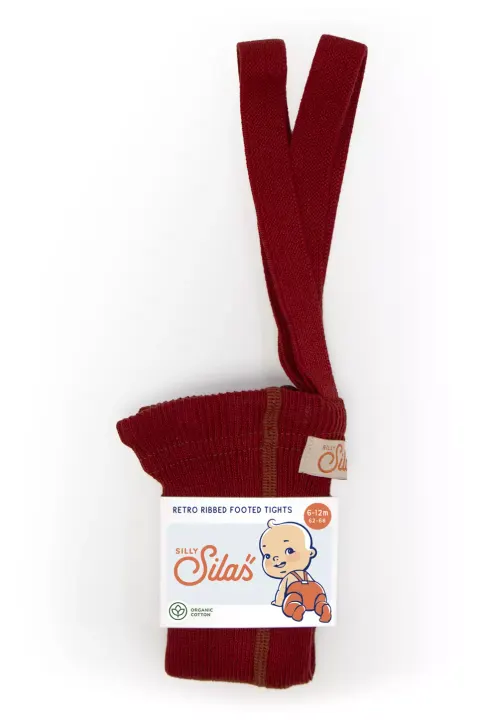 SILLY SILAS - Rajstopy z szelkami w stylu vintage MAPLE LEAF