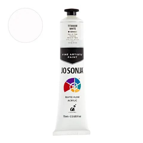 Farba akrylowa Jo Sonja Titanium White 75 ml