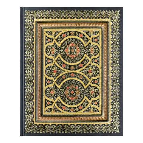 Notatnik Peter Pauper Press złocony 19 x 23 cm linie - Palladiański