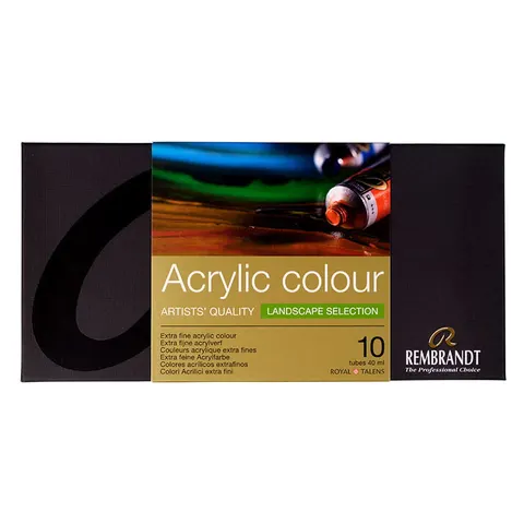 Farby akrylowe Rembrandt zestaw 10 szt. x 40 ml - Landscape