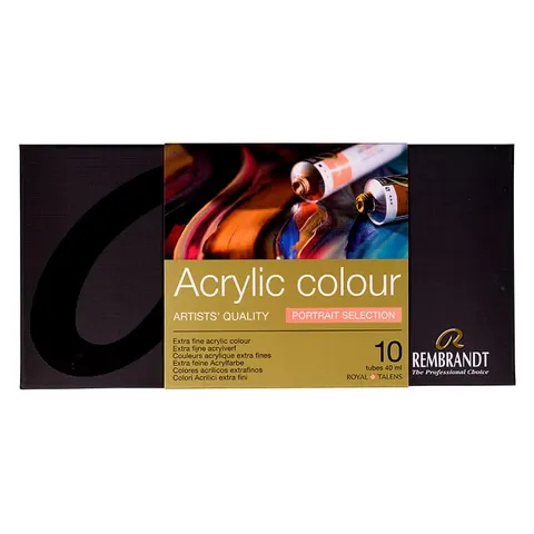 Farby akrylowe Rembrandt zestaw 10 szt. x 40 ml - Portrait