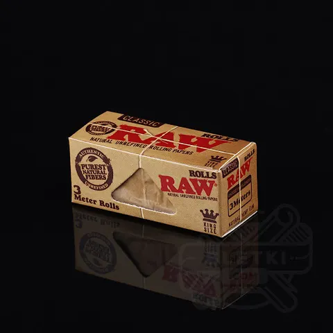 Bibułki Raw Classic King Size - Rolka 3m