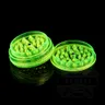 Plastikowy młynek (grinder) Buddies 60mm - 2 częściowy z magnesem (zielony)