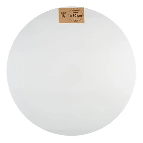 Podobrazie malarskie okrągłe Art-Ram bawełniane tondo - 50 cm
