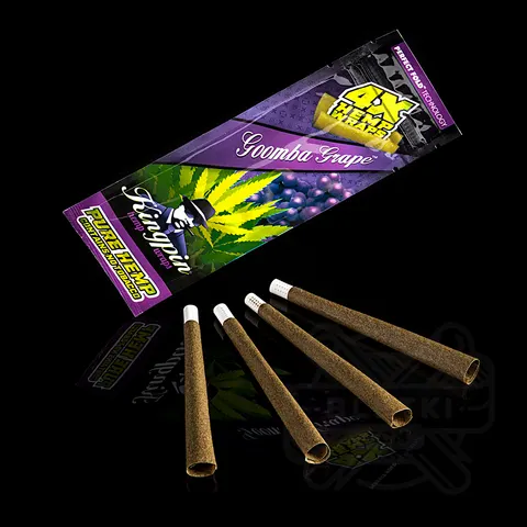 Owijki konopne Kingpin Hemp Wrap Goomba Grape (Purple)
