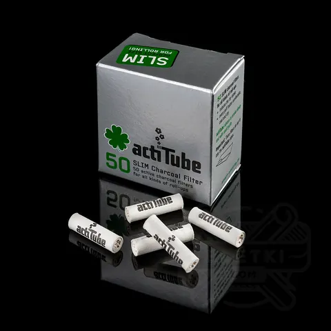Filtry z węglem aktywnym ActiTube Slim 7 mm (50 szt.)