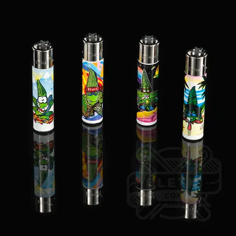 Zapalniczka Clipper: Hippie, Raasta, Snowboarder, Superbud