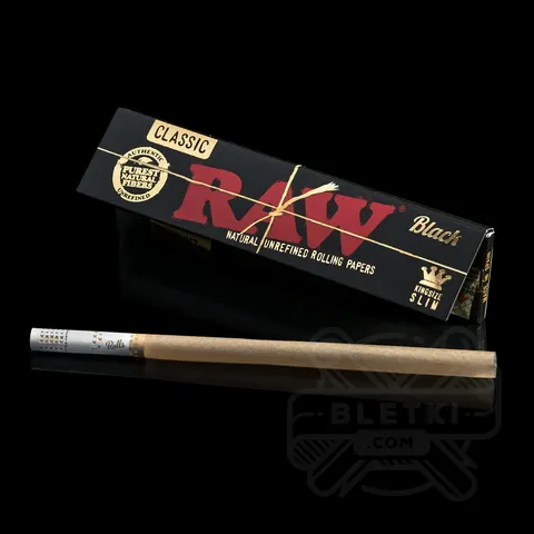 Bibułki Raw Classic Black King Size Slim