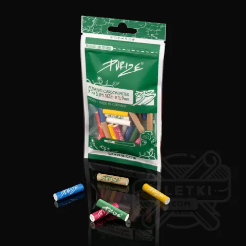 Filtry z węglem aktywnym Purize Xtra Slim 6mm (33 szt.)