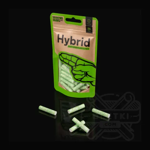 Filtry z węglem aktywnym Hybrid Lime - Bag 55 szt. 6,4 mm