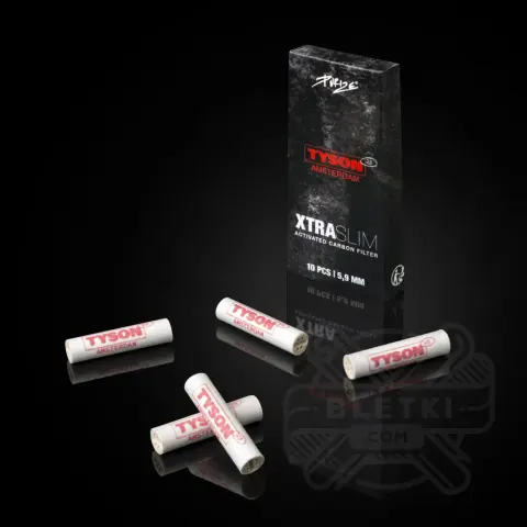 Filtry z węglem aktywnym Purize Xtra Slim 5,9mm (10 szt.) - Tyson