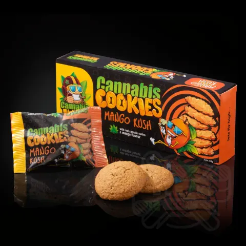 Ciasteczka konopne Cannabis Cookies CBD Mango Kush