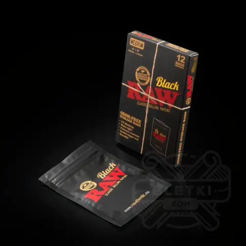 Pakiet strunowy anty odor Raw Black M- czarny