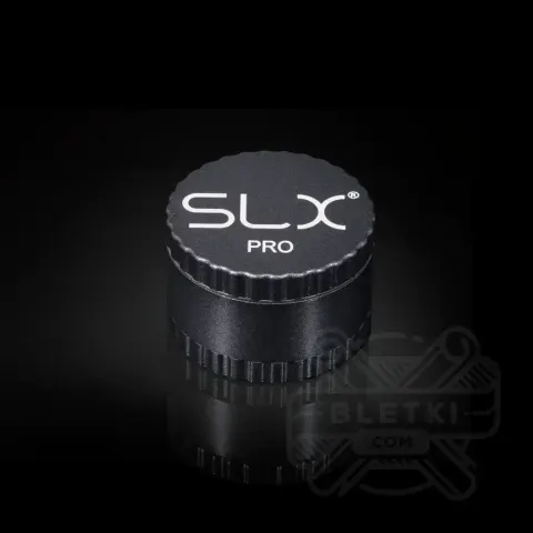 Młynek aluminiowy SLX PRO 50 mm (non sticky) - 4 cczęściowy z magnesem grafitowy (Charcoal)