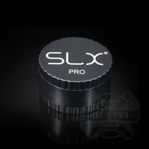 Młynek aluminiowy SLX PRO 62 mm (non sticky) - 4 częściowy z magnesem grafitowy (Charcoal)