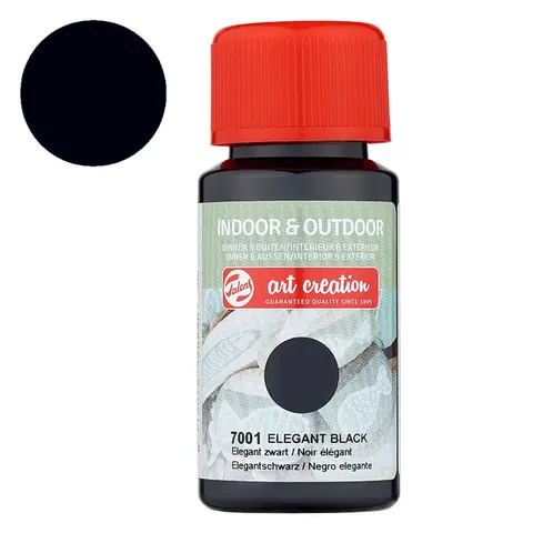 Farba Indoor & Outdoor Opaque Art Creation 50 ml - 7001 Elegant black