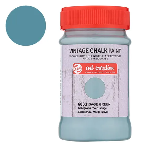 Farba kredowa Vintage Chalk Talens Art Creation 100 ml - 6033 Sage green
