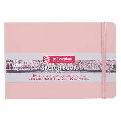Szkicownik Art Creation Pastel Pink - 21 x 14.8 cm, 140 g, 80 ark.