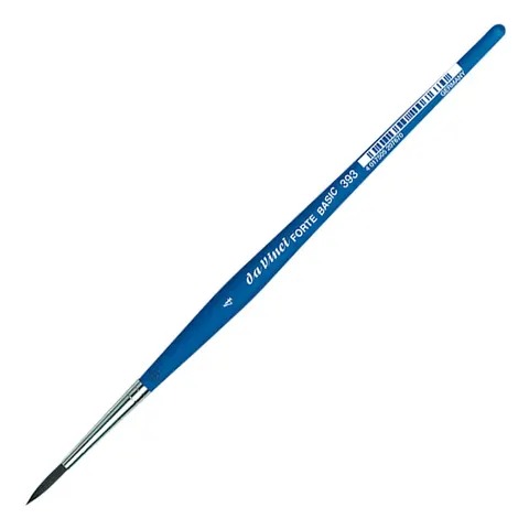 Pędzel syntetyczny da Vinci Forte Basic seria 393 - okrągły - rozm. 4