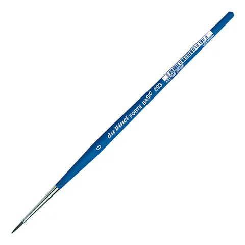 Pędzel syntetyczny da Vinci Forte Basic seria 393 - okrągły - rozm. 0