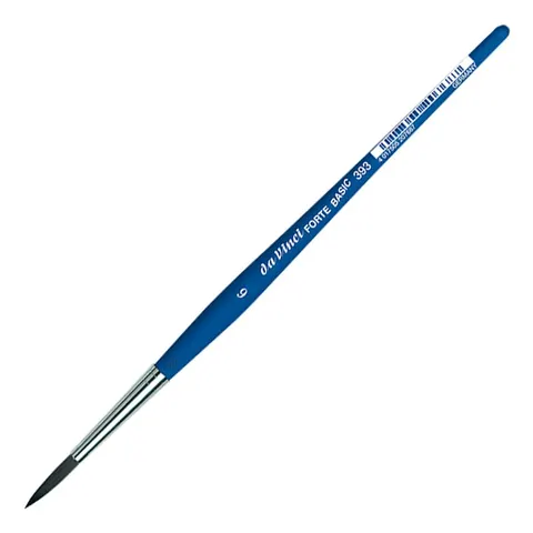 Pędzel syntetyczny da Vinci Forte Basic seria 393 - okrągły - rozm. 6