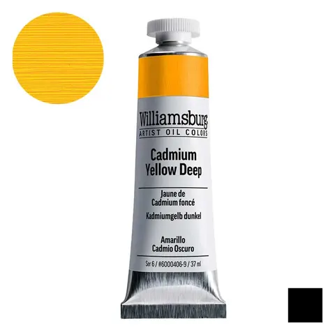 Farba olejna Williamsburg Artist Oil Colors 37 ml - 0406 Cadmium Yellow Deep